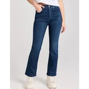 Mother Denim Women's The Tripper Ankle Jeans Taking Shape Dark Wash 26